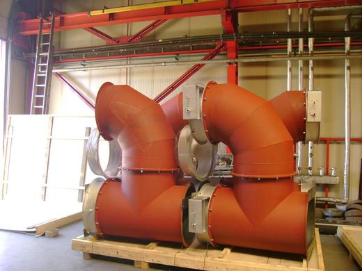 Flue pipes and flaps