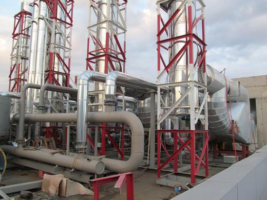 VAKAVLAS exchangers installation process.