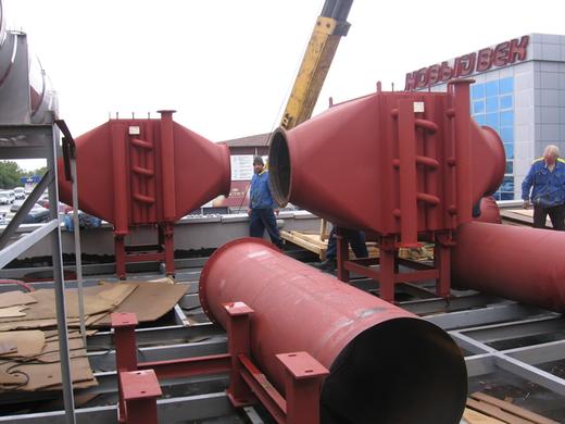 VAKAVLAS exchangers installation process.